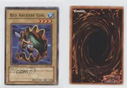 Red Archery Girl 1st Ed. YuGiOh Starter Deck Pegasus #SDP-002 2003 0b5 - Image 3