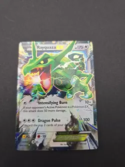 Pokemon Rayquaza EX 75/108 Ultra Rare Holo Roaring Skies 2015 NM - Image 1