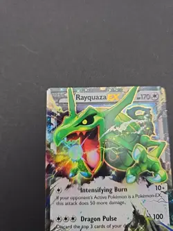 Pokemon Rayquaza EX 75/108 Ultra Rare Holo Roaring Skies 2015 NM - Image 2