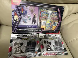 Pokemon White Flare Sticker Collections x2 Plus Cynthia’s Garchomp Ex Box! - Image 1