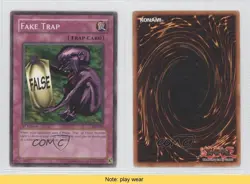Fake Trap 1st Ed. YuGiOh Starter Deck Joey #SDJ-049 2003 READ 1a1 - Image 3