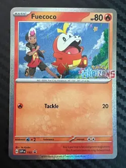 Pokemon TCG Fuecoco 192 Holo Horizons The Series Black Star Promo NM - Image 1