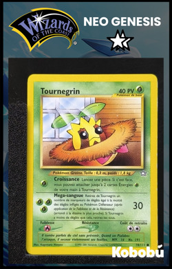 Carte Pokemon Tournegrin 78/111 Unlimited Ed 2 Neo Genesis Wizards 8 - Image 1