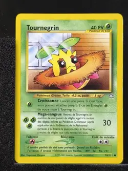 Carte Pokemon Tournegrin 78/111 Unlimited Ed 2 Neo Genesis Wizards 8 - Image 2