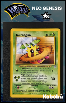 Carte Pokemon Tournegrin 78/111 Unlimited Ed 2 Neo Genesis Wizards 4 - Image 1