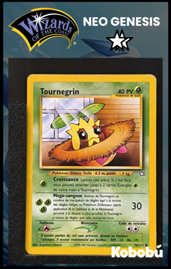 Carte Pokemon Tournegrin 78/111 Unlimited Ed 2 Neo Genesis Wizards 5 - Image 1