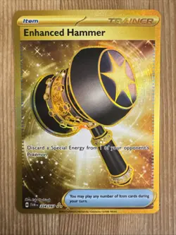 Enhanced Hammer 224/167 Pokemon Twilight Masquerade SV Hyper Rare Gold Secret NM - Image 1