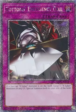 Yugioh Gottoms' Emergency Call - 1st Edition Platinum Secret Rare NM - Free Holo - Image 1
