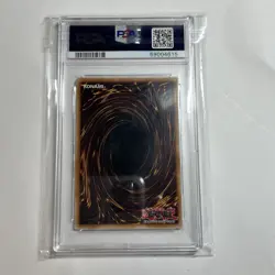 Yugioh Unlimited Secret Rare Tri-Horned Dragon LOB-000 PSA 8 - Image 2