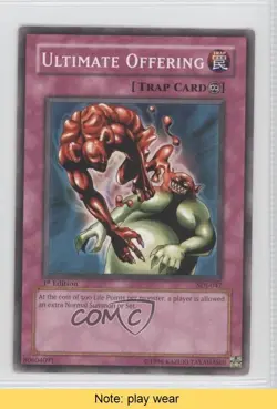 Ultimate Offering 1st Ed. YuGiOh Starter Deck Joey #SDJ-047 2003 READ 1a1 - Image 1