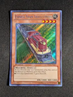 Yugioh - Express Train Trolley Olley DRLG-EN037 1st Edition Secret Rare NM - Image 1