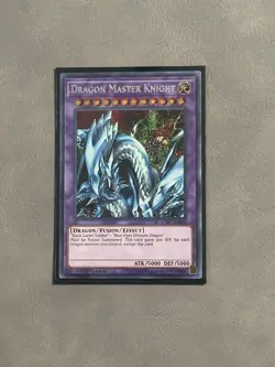 🔥 Yugioh Dragon Master Knight LCKC-EN065 SECRET RARE HOLOFOIL NEAR MINT - Image 1