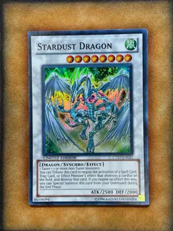 Yugioh Stardust Dragon CT07-EN021 Super Rare Limited Edition NM - Image 1