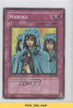 Waboku 1st Ed. YuGiOh Starter Deck Joey #SDJ-046 2003 READ 1a1 - Image 1