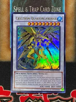 Yugioh Crystron Quariongandrax RATE-EN046 Ultra Rare NM - Image 1