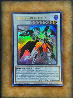 Yugioh Chaos Archfiend PHHY-EN039 Ultra Rare 1st Ed NM - Image 1