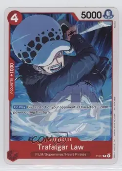 2022-Current One Piece Card Game: Promos English Trafalgar Law #P-017 14ms - Image 1