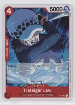 2022-Current One Piece Card Game: Promos English Trafalgar Law #P-017 14ms - Image 4