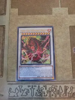 YUGIOH SNAKE-EYES VENGEANCE DRAGON ALIN-EN040 ULTRA 1ST ED VLP - Image 1