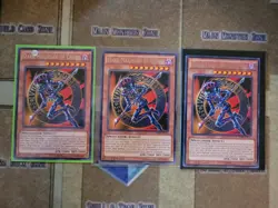 YUGIOH 3X DARK MAGICIAN OF CHAOS DPRP-EN013 RARE 1ST ED NM - Image 1