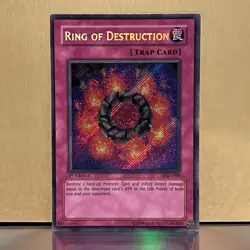 YuGiOh • Ring of Destruction • PGD-000 • Holo 1st Edition • LP - Image 1