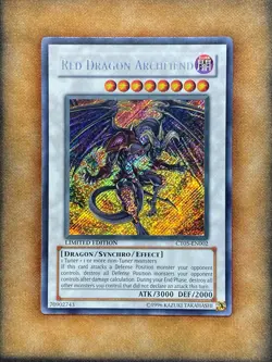 Yugioh Red Dragon Archfiend CT05-EN002 Secret Rare Limited Edition NM - Image 1