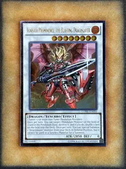 Yugioh Ignister Prominence, The Blasting Dracoslayer CORE-EN050 Ultimate Rare NM - Image 1