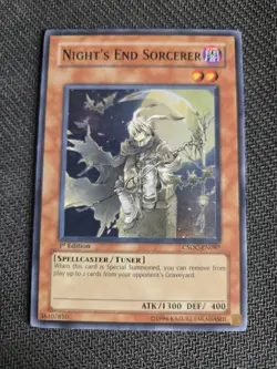 Night's End Sorcerer CSOC-EN087 Super Rare 1st Edition NM Yugioh Free Shipping - Image 1