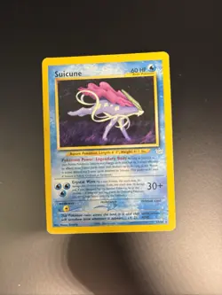 Pokemon TCG Suicune Neo Revelation Card 27/64 Unlimited Rare - Image 1