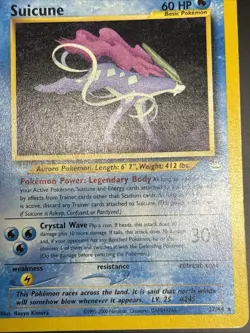 Pokemon TCG Suicune Neo Revelation Card 27/64 Unlimited Rare - Image 4
