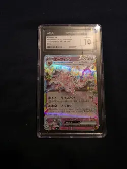 CGC 10 Gem Mint Espeon ex 63/187 Holo • Terastal Festival Pokemon Card - Image 1