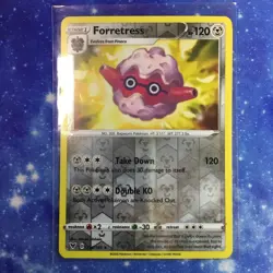 Forretress 114/185 Pokemon card TCG Vivid Voltage Metal Reverse Holo Rare NM - Image 1