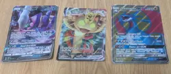 Pokemon TCG Jumbo Pokemon Card Lot Of 3 Meowth Vmax Salamence GX Darkrai GX - Image 1