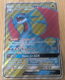 Pokemon TCG Jumbo Pokemon Card Lot Of 3 Meowth Vmax Salamence GX Darkrai GX - Image 3
