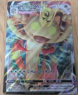 Pokemon TCG Jumbo Pokemon Card Lot Of 3 Meowth Vmax Salamence GX Darkrai GX - Image 4