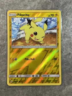 Pikachu 54/214 Pokemon TCG Sm-Unbroken Bonds Reverse Holo Card (Near Mint) N1 - Image 1