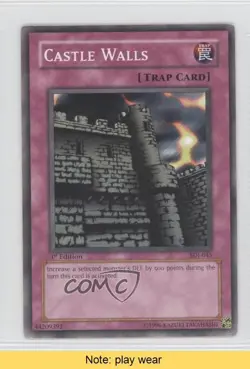 Castle Walls 1st Ed. YuGiOh Starter Deck Joey #SDJ-045 2003 READ 1a1 - Image 1