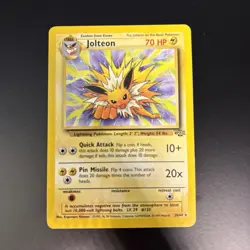 Pokemon TCG Jolteon Jungle 20/64 Regular Rare Non-Holo Card - Image 1