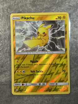 Pikachu 66/236 Pokemon TCG Card Sm-Cosmic Eclipse Reverse Holo (Near Mint) N1 - Image 1