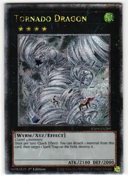 Tornado Dragon Quarter Century Secret Rare | RA04-EN289 | English Yu-Gi-Oh Card - Image 1