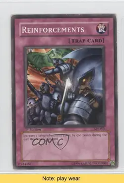 Reinforcements 1st Ed. YuGiOh Starter Deck Joey #SDJ-044 2003 READ 1a1 - Image 1