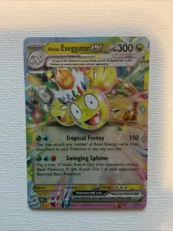 Pokemon Alolan Exeggutor EX Trading Card Holo Rare GX 300 HP - Image 1