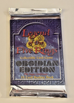 Legend Of The Five Rings Obsidian Edition - 15 Card Destiny Deck Pack - Image 1