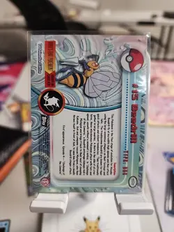 Beedrill #15 - BLUE Logo - NON-HOLO - SERIES 1 - TOPPS Pokemon Card - NM/LP - Image 2