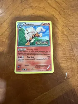 Arcanine 12/99 Prerelease B&W Next Destinies Holo Rare Pokemon Card - Image 1