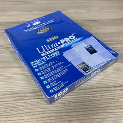 81442 ULTRA PRO SILVER SERIES TRADING CARD STORAGE 100 x 9-POCKET PAGES SEALED - Image 4