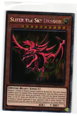 Slifer The Sky Dragon Platinum Secret Rare | RA04-EN117 | English Yu-Gi-Oh Card - Image 1