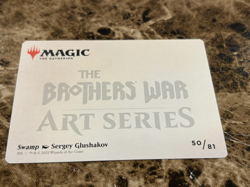 SWAMP Magic the Gathering MTG The Brothers War Art Series - Image 2
