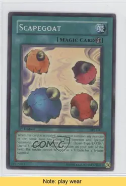 Scapegoat 1st Ed. YuGiOh Starter Deck Joey #SDJ-041 2003 READ 1a1 - Image 1