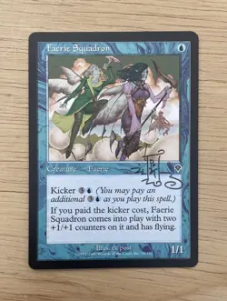 VTG 2000 MTG Faerie Squadron Invasion 58/350 Regular Common Uncirculated Signed - Image 1